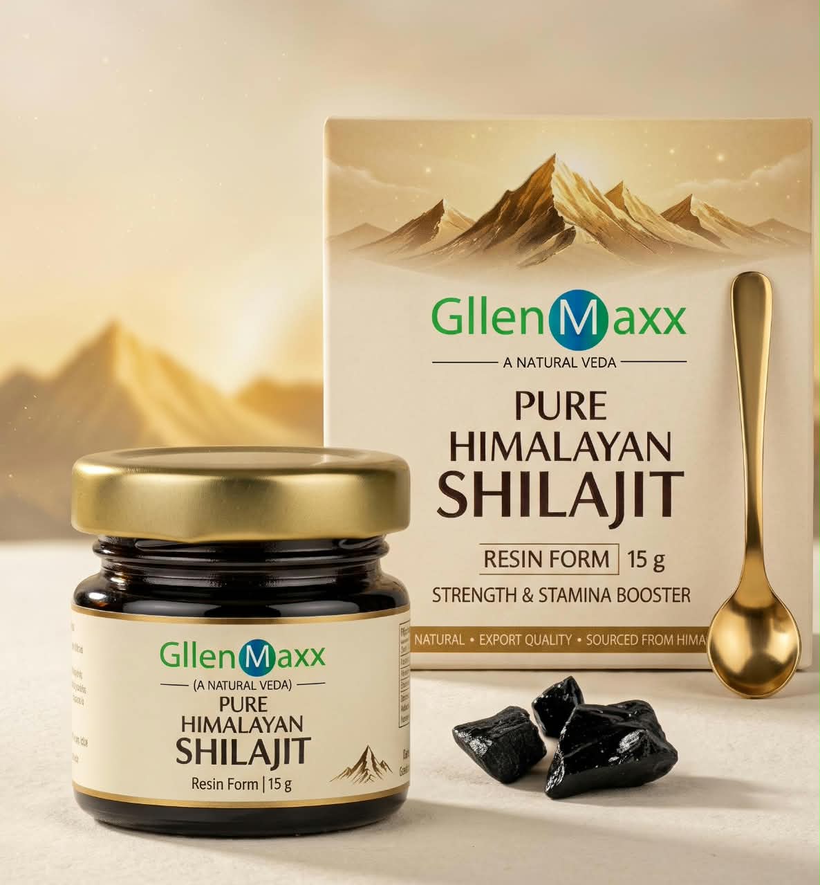 GllenMaxx Pure Himalayan Shilajit