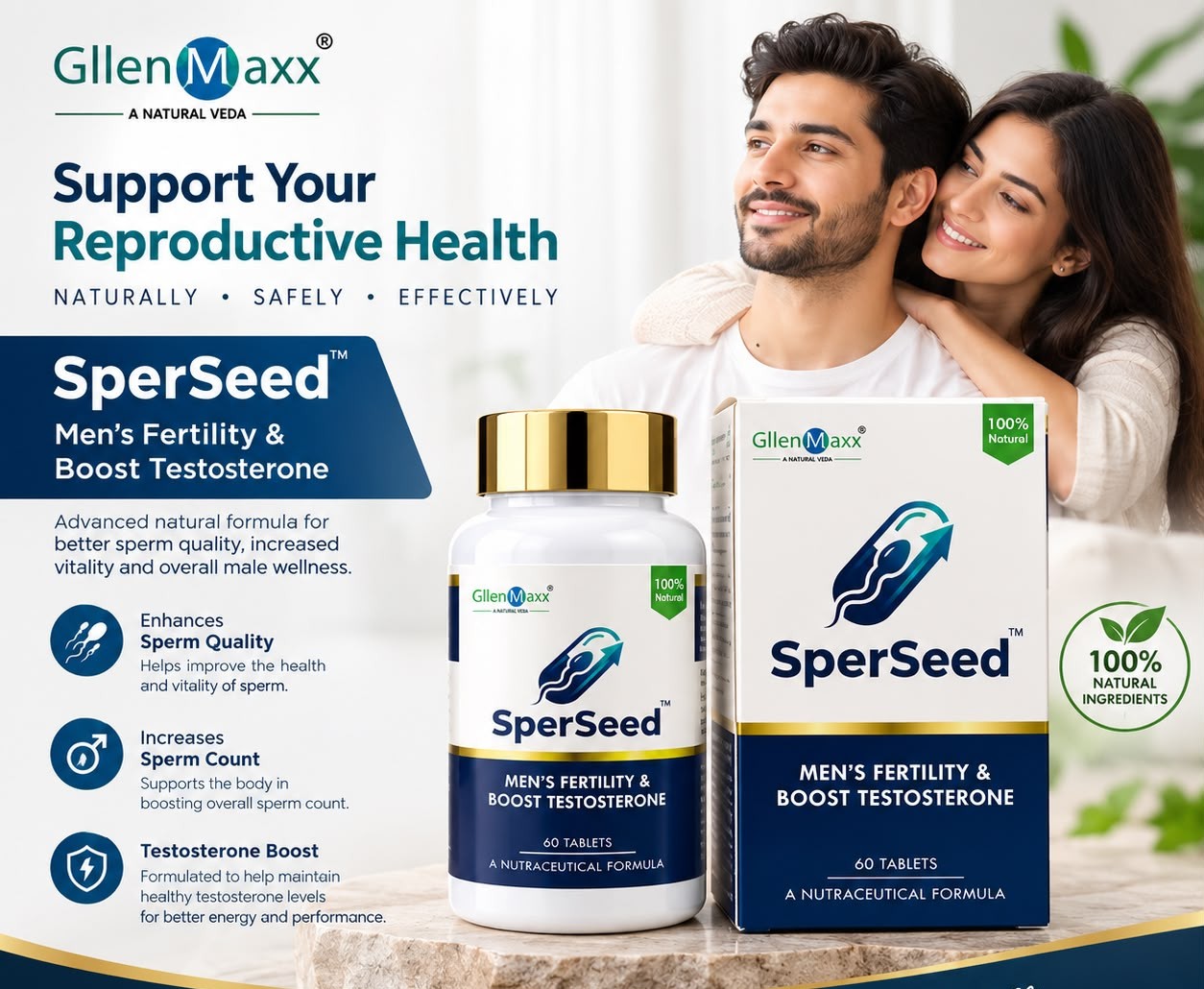 SperSeed Men’s Fertility & Testosterone Support