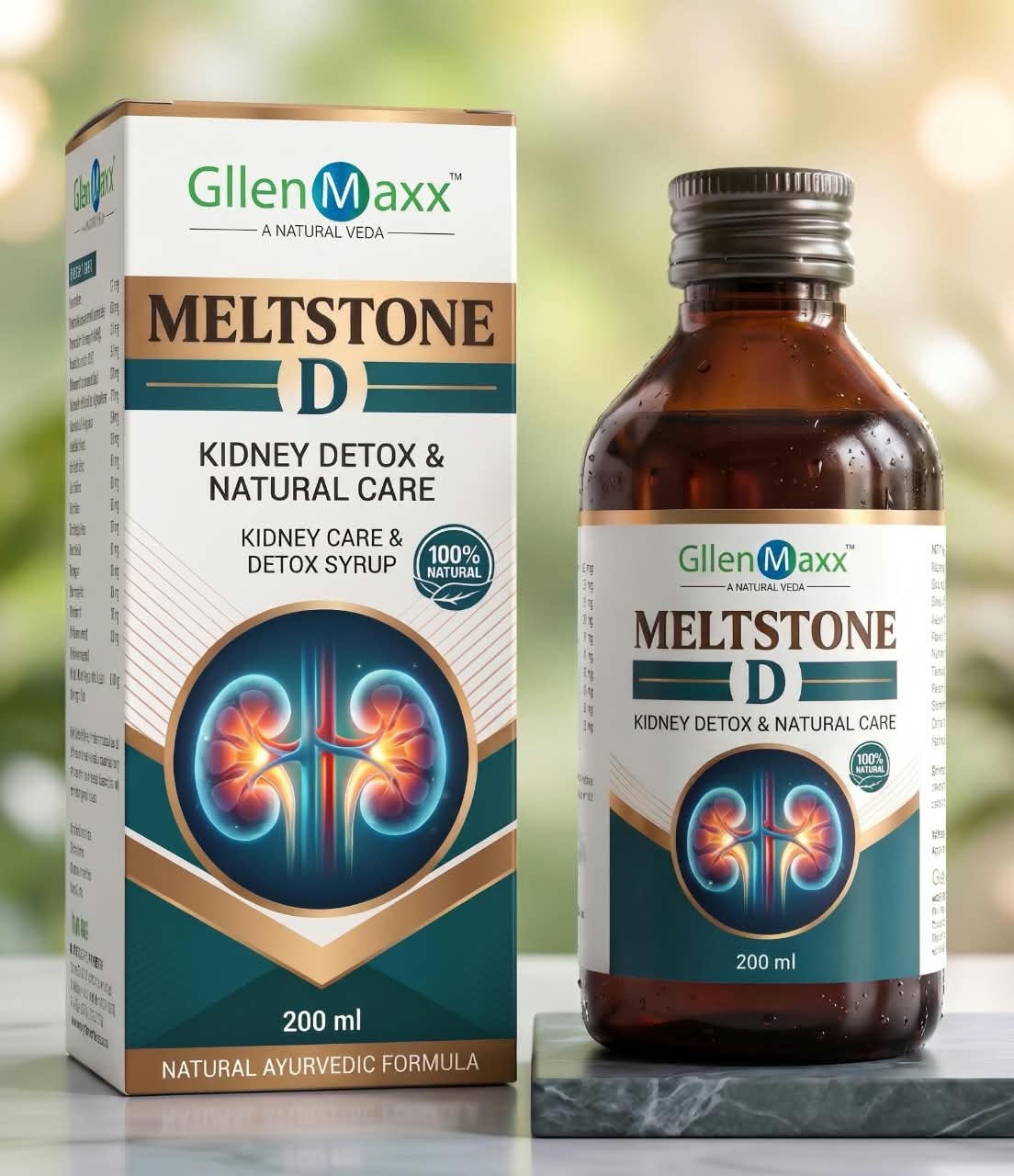 MeltStone D Kidney Detox & Natural Care Syrup